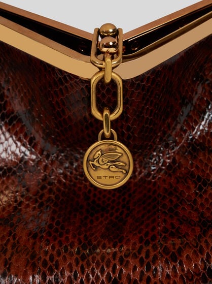 MEDIUM VELA BAG IN ELAPHE LEATHER