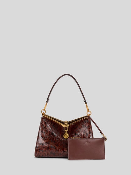 MEDIUM VELA BAG IN ELAPHE LEATHER