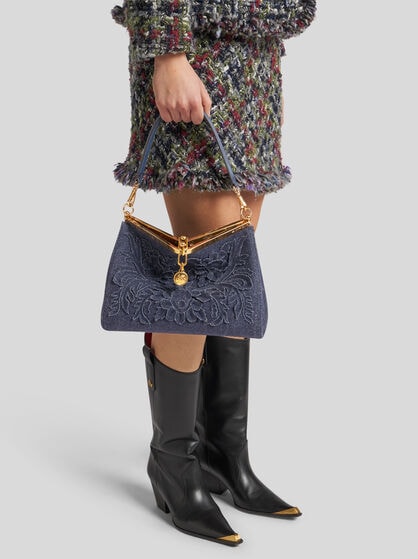 MEDIUM WOOL VELA BAG