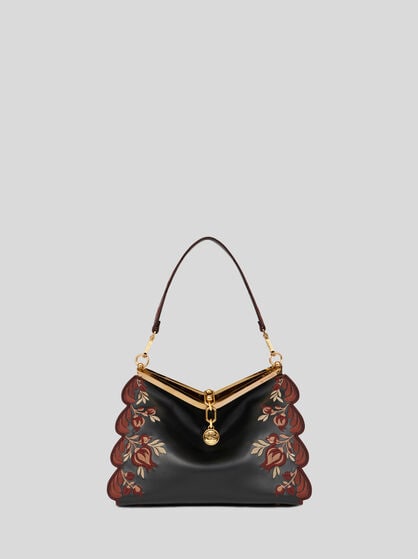 MITTLERE VELA-TASCHE MIT STICKEREI