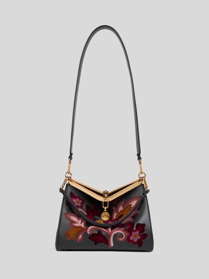 MEDIUM EMBROIDERED VELA BAG