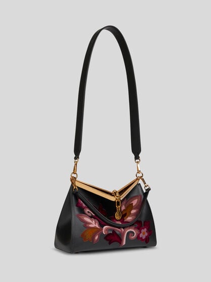 MEDIUM EMBROIDERED VELA BAG