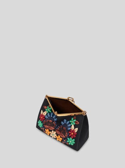 MEDIUM VELA BAG WITH FLOWERS