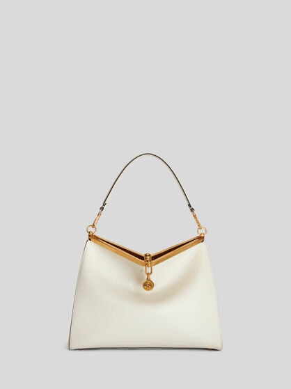 LARGE LEATHER VELA BAG