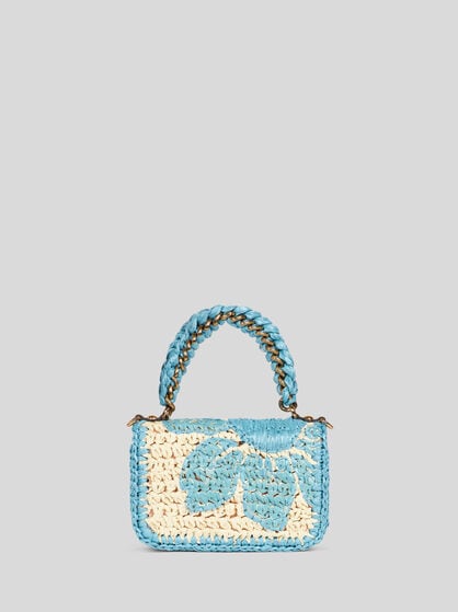 MINI WOVEN RAFFIA BOND BAG