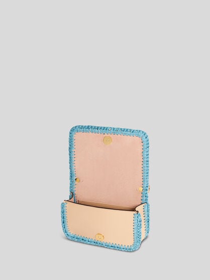 MINI WOVEN RAFFIA BOND BAG