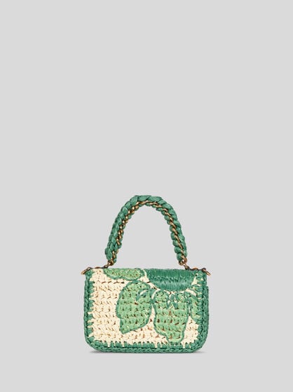 MINI WOVEN RAFFIA BOND BAG