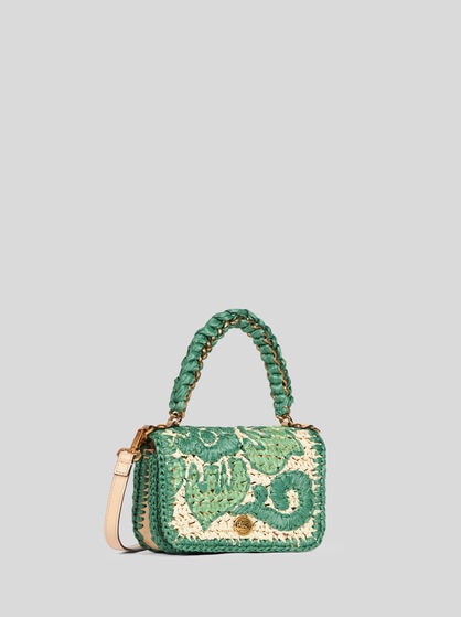 MINI WOVEN RAFFIA BOND BAG