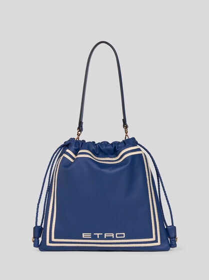 MEDIUM KALISPERA BAG WITH FLORAL EMBROIDERY