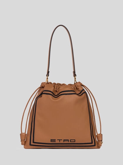 MEDIUM KALISPERA BAG WITH FLORAL EMBROIDERY