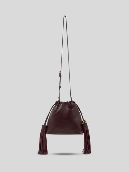 MINI LEATHER KALISPERA BAG WITH TASSELS