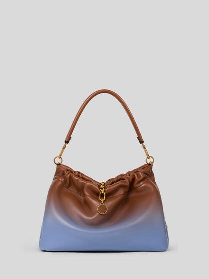 BORSA VELA BLOSSOM MEDIA IN PELLE SFUMATA