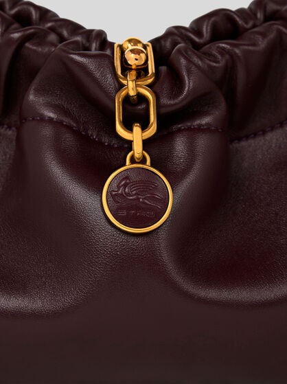 SMALL VELA BLOSSOM BAG IN NAPPA LEATHER