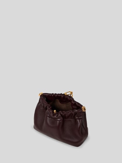 SMALL VELA BLOSSOM BAG IN NAPPA LEATHER