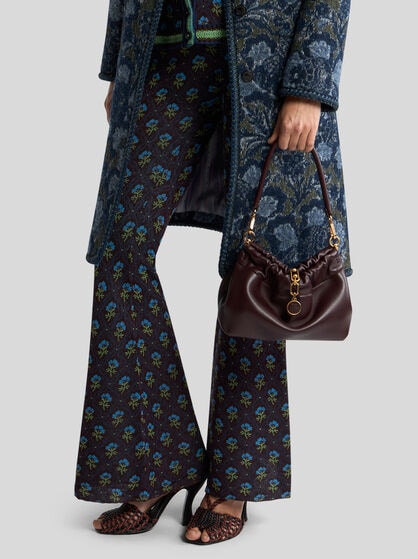 SMALL VELA BLOSSOM BAG IN NAPPA LEATHER