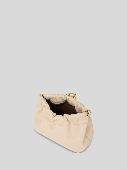 SMALL VELA BLOSSOM BAG IN NAPPA LEATHER