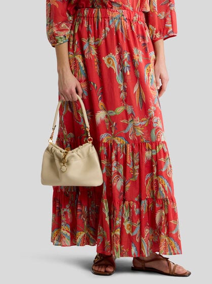 SMALL VELA BLOSSOM BAG IN NAPPA LEATHER