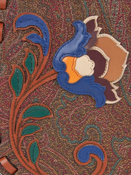 DRYA CROSSBODY BAG ARNICA 1984 WITH FLORAL EMBROIDERY