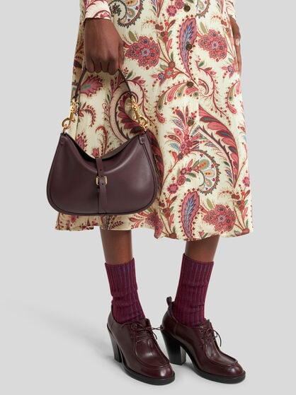 MEDIUM LEATHER PONY BAG