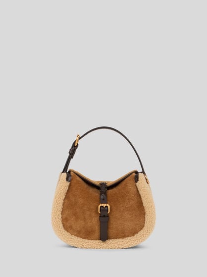 SMALL SHEARLING PONY BAG
