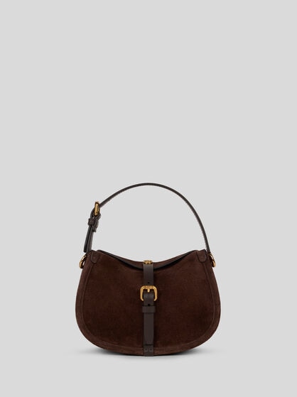 SMALL SUEDE PONY BAG