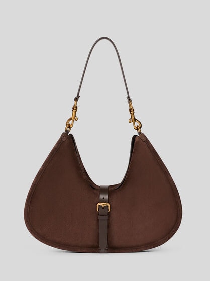 MAXI SUEDE PONY BAG