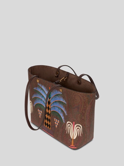MITTELGROSSE TASCHE ETRO ESSENTIAL X AGOSTINO IACURCI IN ARNICA