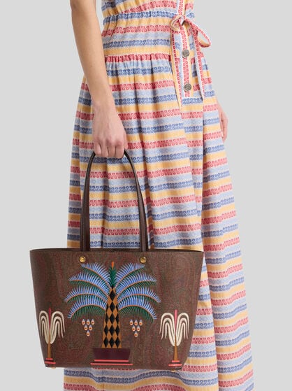 MITTELGROSSE TASCHE ETRO ESSENTIAL X AGOSTINO IACURCI IN ARNICA