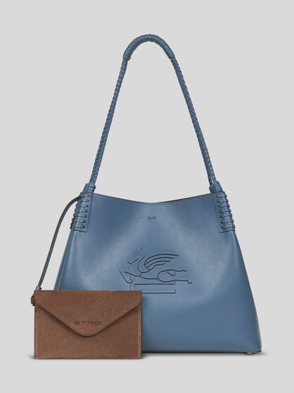 MEDIUM LIBRA TOTE BAG IN LEATHER