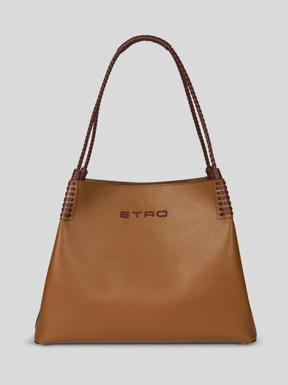 MEDIUM LIBRA TOTE BAG WITH EMBROIDERY