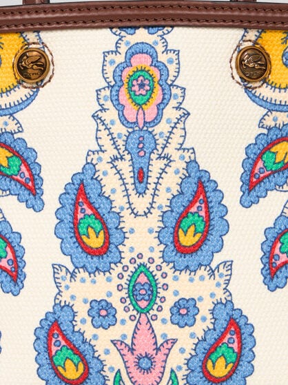 ETRO ESSENTIAL MINI PRINTED CANVAS BAG