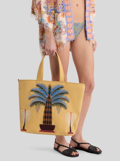 ETRO X AGOSTINO IACURCI LARGE CANVAS BAG