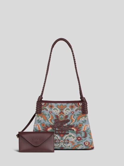 リブラ スモール ジャカードトートバッグ