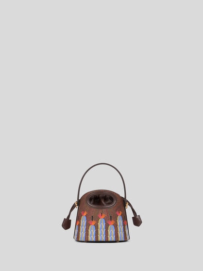 ETRO X AGOSTINO IACURCI SMALL ARNICA SATURNO BAG