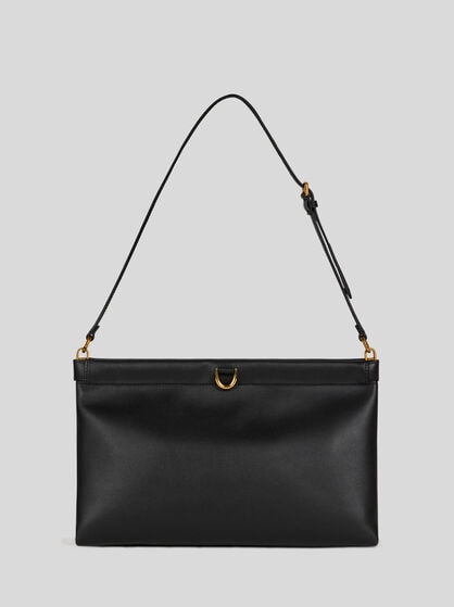 MEDIUM LEATHER CLUTCH TALK