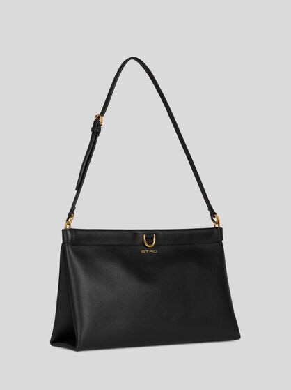 MEDIUM LEATHER CLUTCH TALK