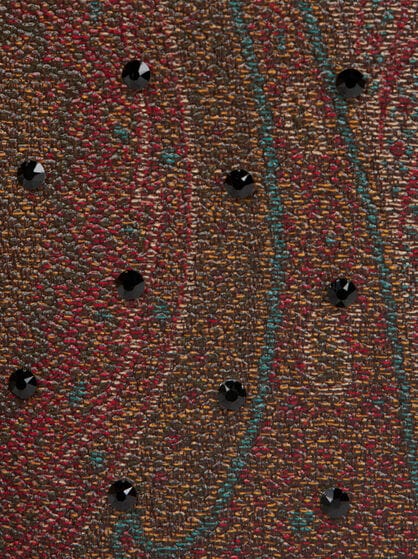 SMALL ETRO ESSENTIAL ARNICA HOBO BAG WITH RHINESTONES
