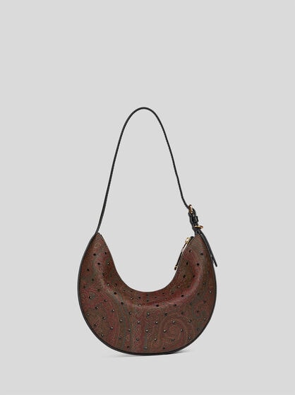 SMALL ETRO ESSENTIAL ARNICA HOBO BAG WITH RHINESTONES