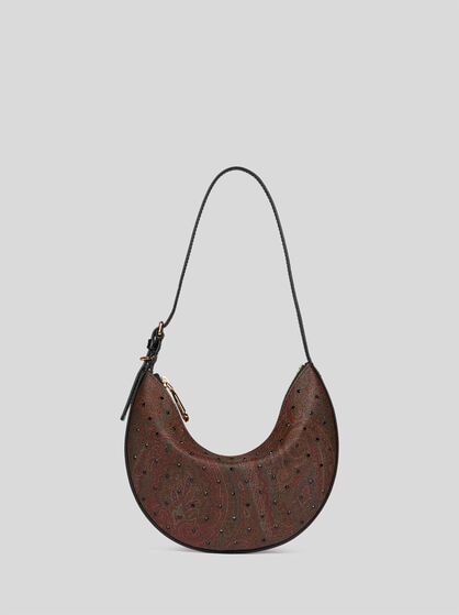 SMALL ETRO ESSENTIAL ARNICA HOBO BAG WITH RHINESTONES