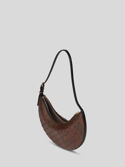 SMALL ETRO ESSENTIAL ARNICA HOBO BAG WITH RHINESTONES