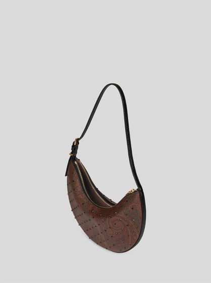 SMALL ETRO ESSENTIAL ARNICA HOBO BAG WITH RHINESTONES