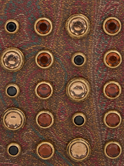 PAISLEY MINI BAG WITH JEWEL STUDS