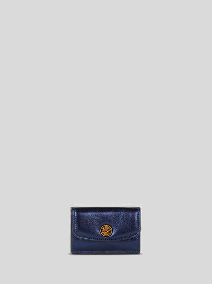 LAMINATED LEATHER COIN PURSE