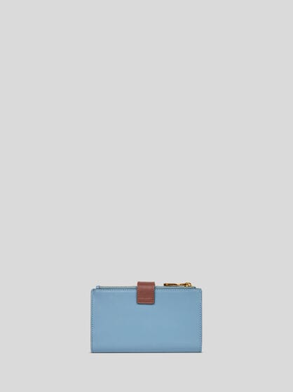 LEATHER WALLET WITH STRAP