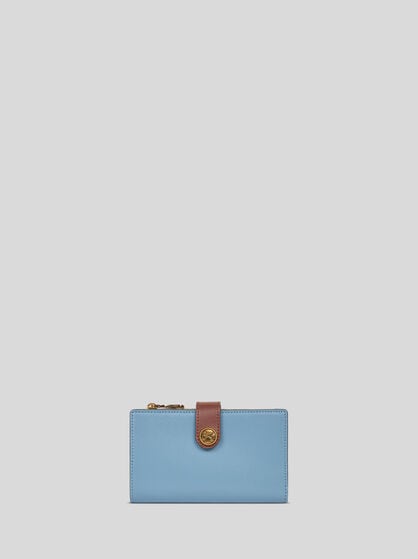 LEATHER WALLET WITH STRAP
