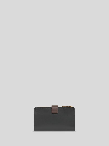 LEATHER WALLET WITH STRAP
