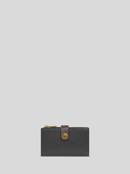 LEATHER WALLET WITH STRAP
