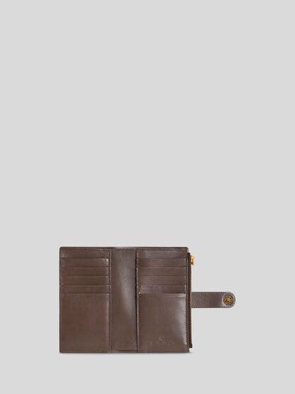 LEATHER WALLET WITH STRAP
