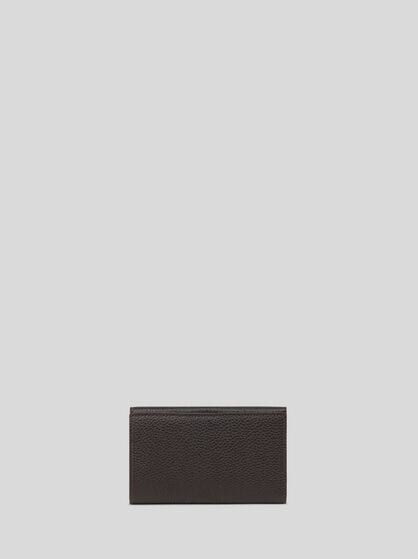HAMMERED LEATHER PONY WALLET