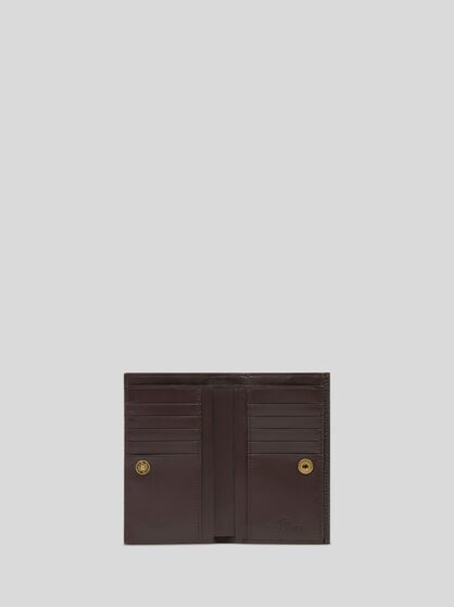 HAMMERED LEATHER PONY WALLET